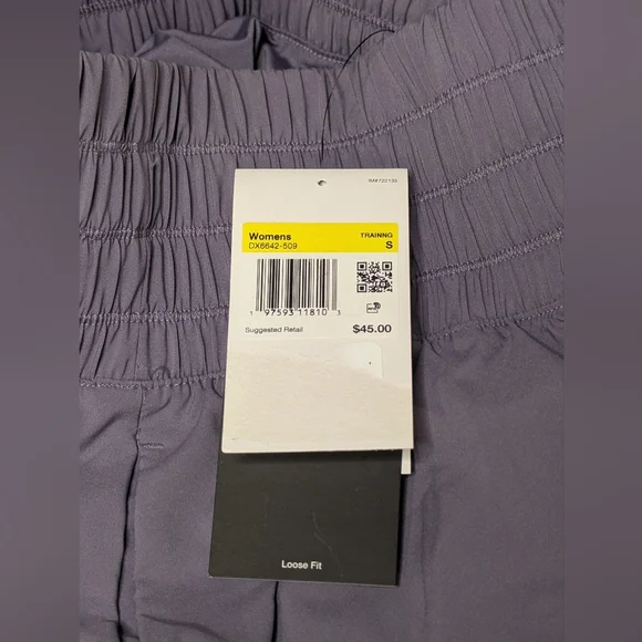 Nike One Dri-FIT Ultra High Waisted 3" Training Shorts Daybreak Purple Small NWT - Picture 9 of 14